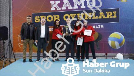 Kamu Spor Oyunları’nda kupalar sahiplerini buldu