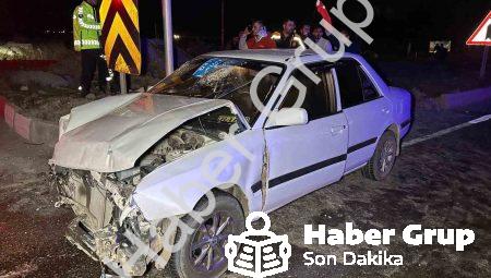 Uşak’ta Kavşak Dehşeti: İki Araç Çarpıştı, 1’i Bebek 10 Yaralı