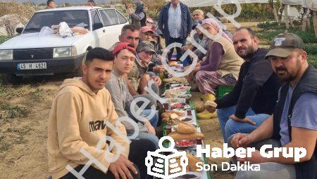 Sarıgöllü Tüccardan Vefa Dersi: Üzüm İşçilerine Ziyafet Verdi