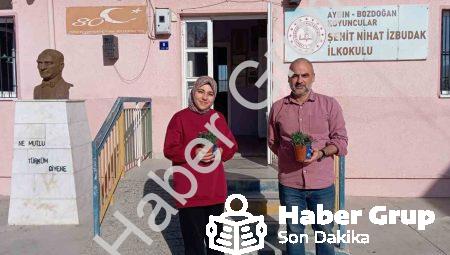 Bozdoğan Belediyesi’nden Öğretmenlere Anlamlı Karanfil Hediyesi