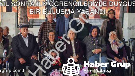 62 Yıl Sonra İlk Öğrencileriyle Duygusal Bir Buluşma Yaşandı