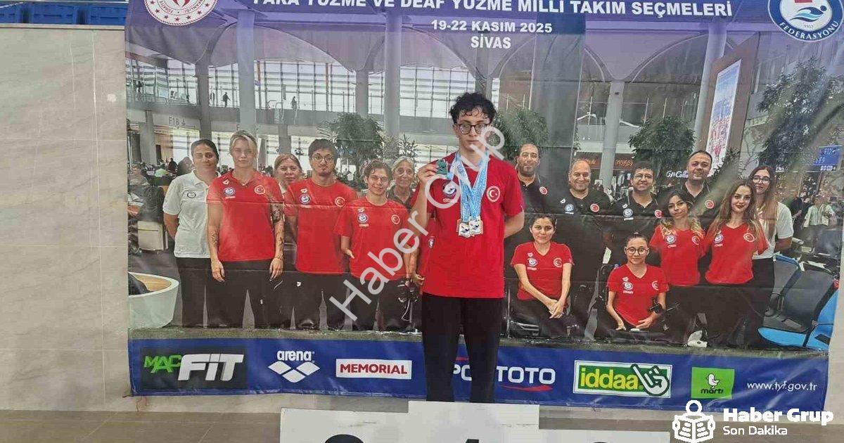 "Sivas'ta Aydınlı Sporcu Beş Madalya ile Gururlandırdı" başlıklı haber için fotorealistik, profesyon