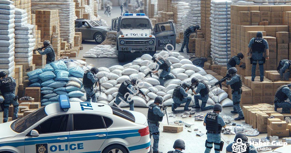 "İzmir'de Narkotik Timlerinden Dev Operasyon: Tonlarca Zehir Yakalandı" başlıklı haber için fotoreal