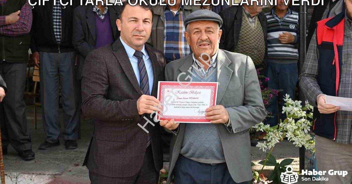 "Denizli Tavas'ta Bilinçli Tarım: Zeytin Çiftçi Tarla Okulu Mezunlarını Verdi" başlıklı haber için f