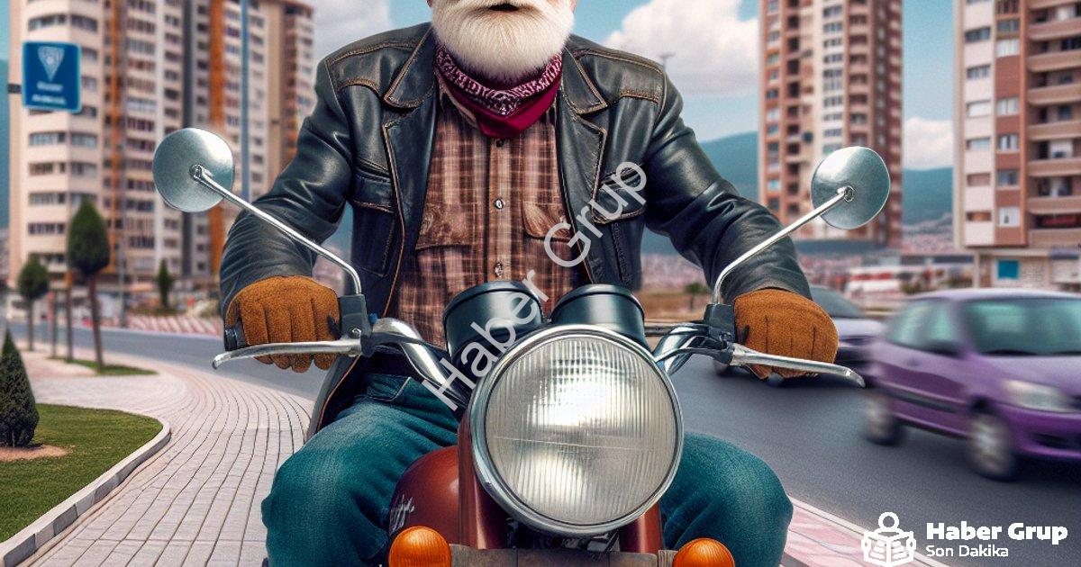 "Denizli'de Kask Yerine Miğfer Takan Dede Sosyal Medyayı Salladı" başlıklı haber için fotorealistik,