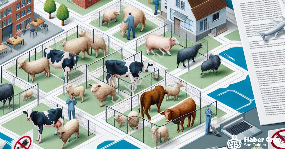 "Kuyucak'ta Şap Hastalığı Alarmı: 20 Mahallede Hayvan Nakli Yasaklandı" başlıklı haber için fotoreal