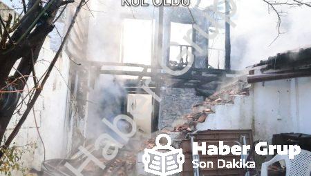 Muğla Menteşe’de Korkutan Yangın: İki Ev Kül Oldu