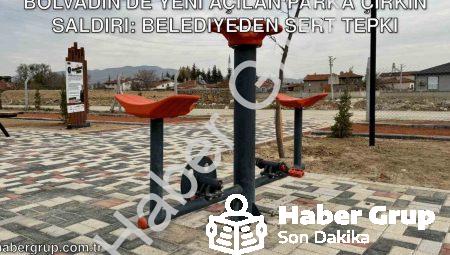 Bolvadin’de Yeni Açılan Parka Çirkin Saldırı: Belediyeden Sert Tepki