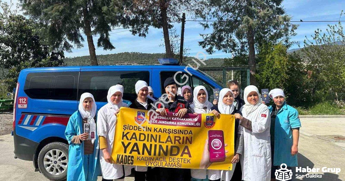 "Bozdoğan’da Kadınlara KADES Farkındalık Eğitimi ve Güvenlik Desteği" başlıklı haber için fotorealis