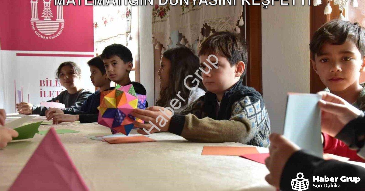 "MSKÜ'de Çocuklar Origami Sanatıyla Matematiğin Dünyasını Keşfetti" başlıklı haber için fotorealisti