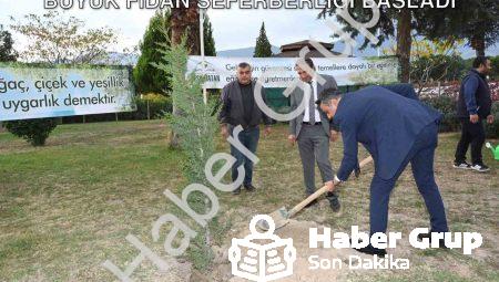 Denizli’de Yeşeren Eller Hareketi ile Büyük Fidan Seferberliği Başladı