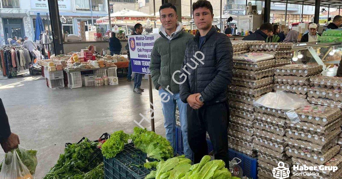 "Sarıgöl'de Öğrencilerin Tarım Başarısı: Üretip Satarak Okula Destek Oluyorlar" başlıklı haber için