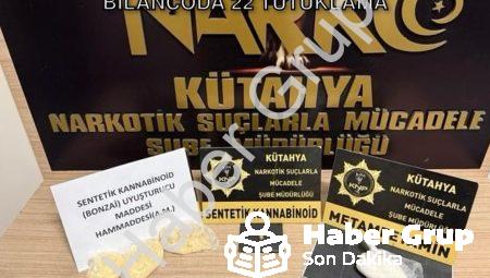 Kütahya’da Suçlulara Geçit Yok: 2 Haftalık Bilançoda 22 Tutuklama