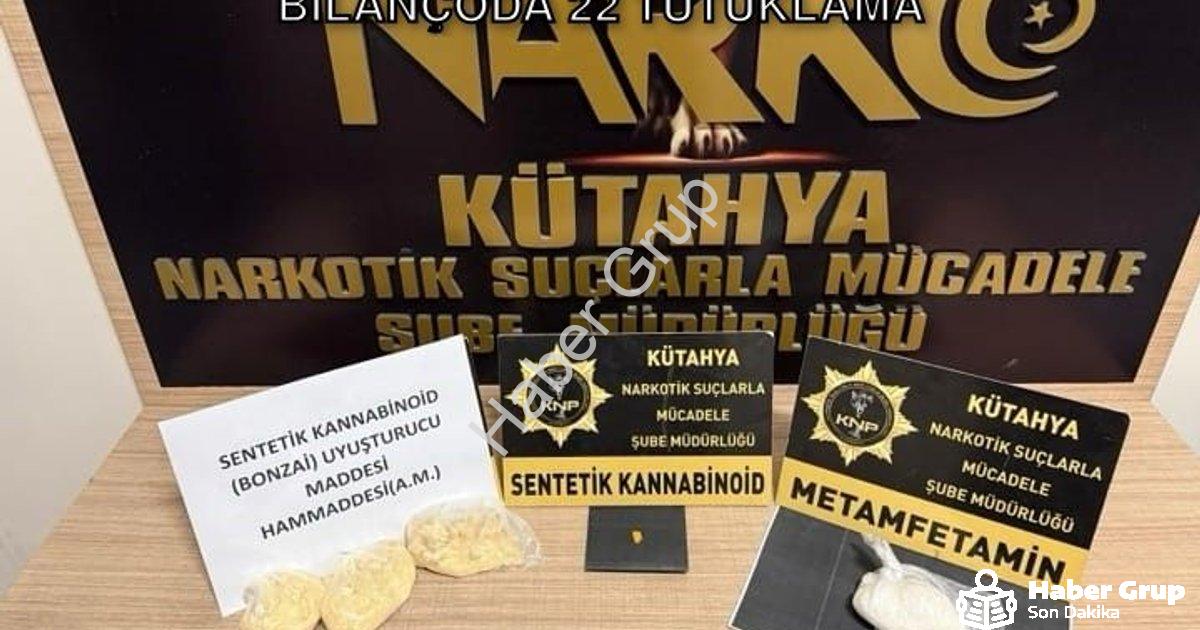 "Kütahya'da Suçlulara Geçit Yok: 2 Haftalık Bilançoda 22 Tutuklama" başlıklı haber için fotorealisti