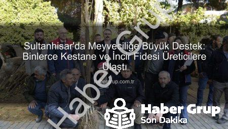 Sultanhisar’da Meyveciliğe Büyük Destek: Binlerce Kestane ve İncir Fidesi Üreticilere Ulaştı