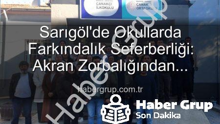 Sarıgöl’de Okullarda Farkındalık Seferberliği: Akran Zorbalığından Verimli Ders Çalışmaya Kapsamlı Eğitimler