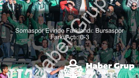 Somaspor Sahasında Ağır Yaralandı: Bursaspor Farkıyla Mağlup Oldu!
