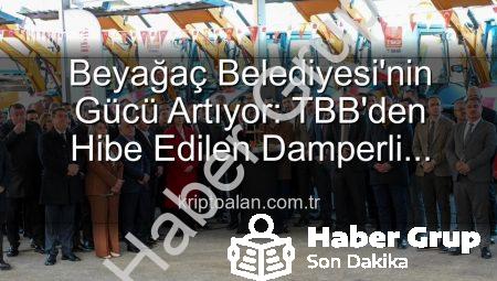 Beyağaç Belediyesi Gücüne Güç Kattı: TBB’den Hibe Edilen Damperli Kamyonet Filoya Eklendi