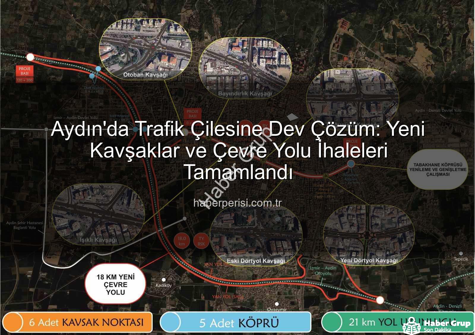 Aydın trafik sorunu - Aydın Trafiğine Dev Yatırım: Efeler'de Yeni Nesil Kavşaklar ve Çevre Yolu İhale Süreci Tamamlandı